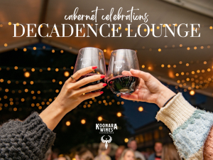 koonara cabernet celebrations decadence lounge